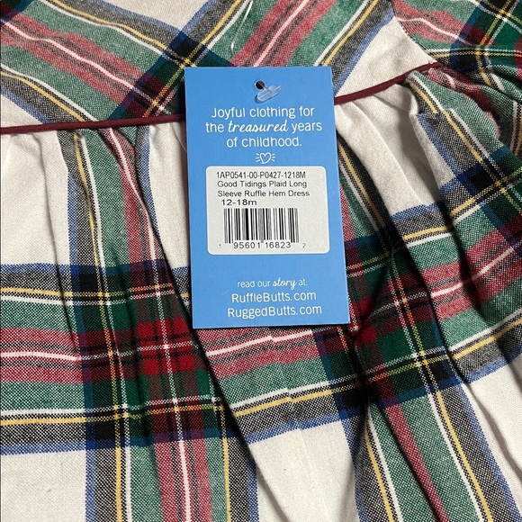 Ruffle Butts Colorful Plaid Dress - Picture 6 of 6